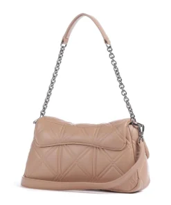 Cassandra Schultertasche Lederimitat beige