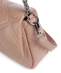 Cassandra Schultertasche Lederimitat beige
