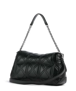 Cassandra Schultertasche Lederimitat schwarz