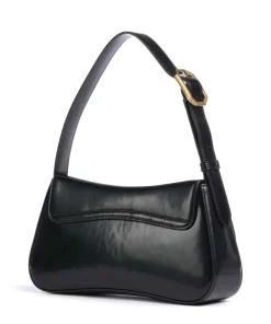 Cassandra Schultertasche Lederimitat schwarz