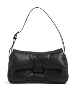 Cassandra Schultertasche Lammleder schwarz