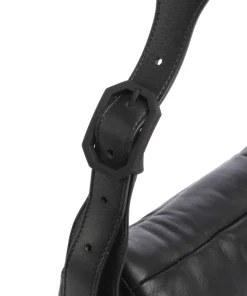 Cassandra Schultertasche Lammleder schwarz