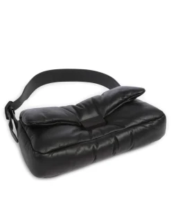 Cassandra Schultertasche Lammleder schwarz