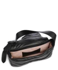 Cassandra Schultertasche Lammleder schwarz