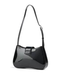 Cassandra Schultertasche Lederimitat schwarz