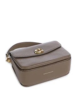 Cassie 19 Umhängetasche genarbtes Leder taupe