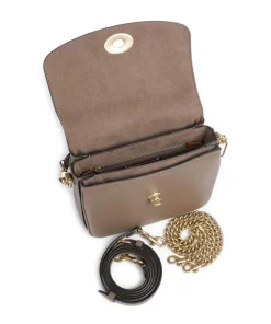 Cassie 19 Umhängetasche genarbtes Leder taupe