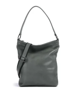 Caugio Beuteltasche fein genarbtes Rindsleder grün