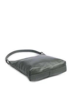 Caugio Beuteltasche fein genarbtes Rindsleder grün