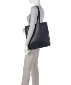 Caugio Shopper fein genarbtes Rindsleder dunkelblau