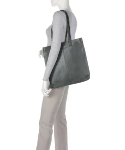 Caugio Shopper fein genarbtes Rindsleder grün