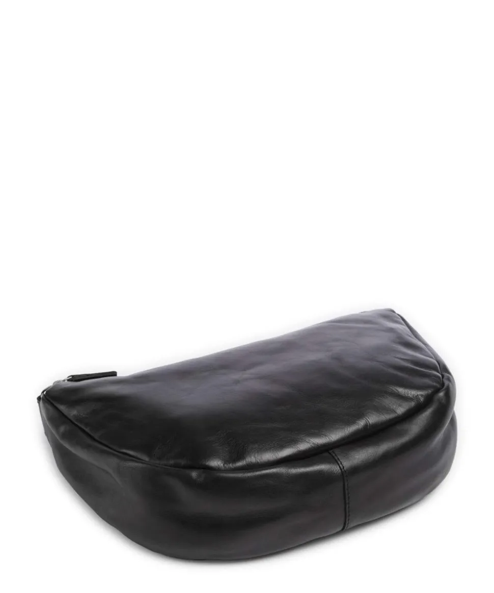 Caugio Umhängetasche fein genarbtes Rindsleder schwarz