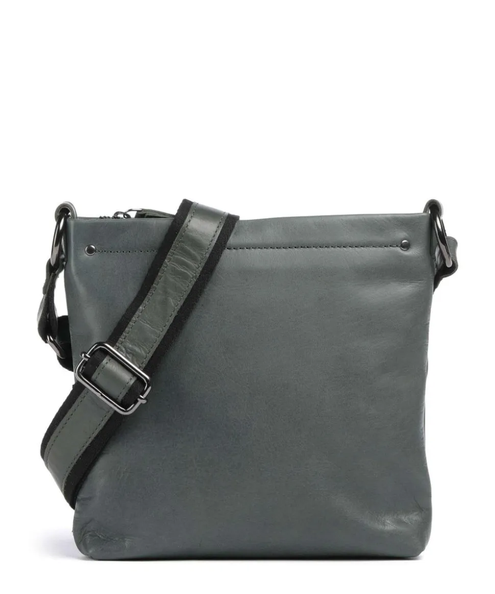 Caugio Umhängetasche fein genarbtes Rindsleder grün