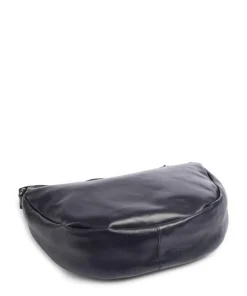 Caugio Umhängetasche fein genarbtes Rindsleder dunkelblau