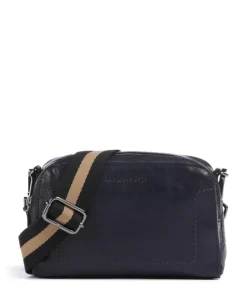 Caugio Umhängetasche weiches Rindsleder dunkelblau