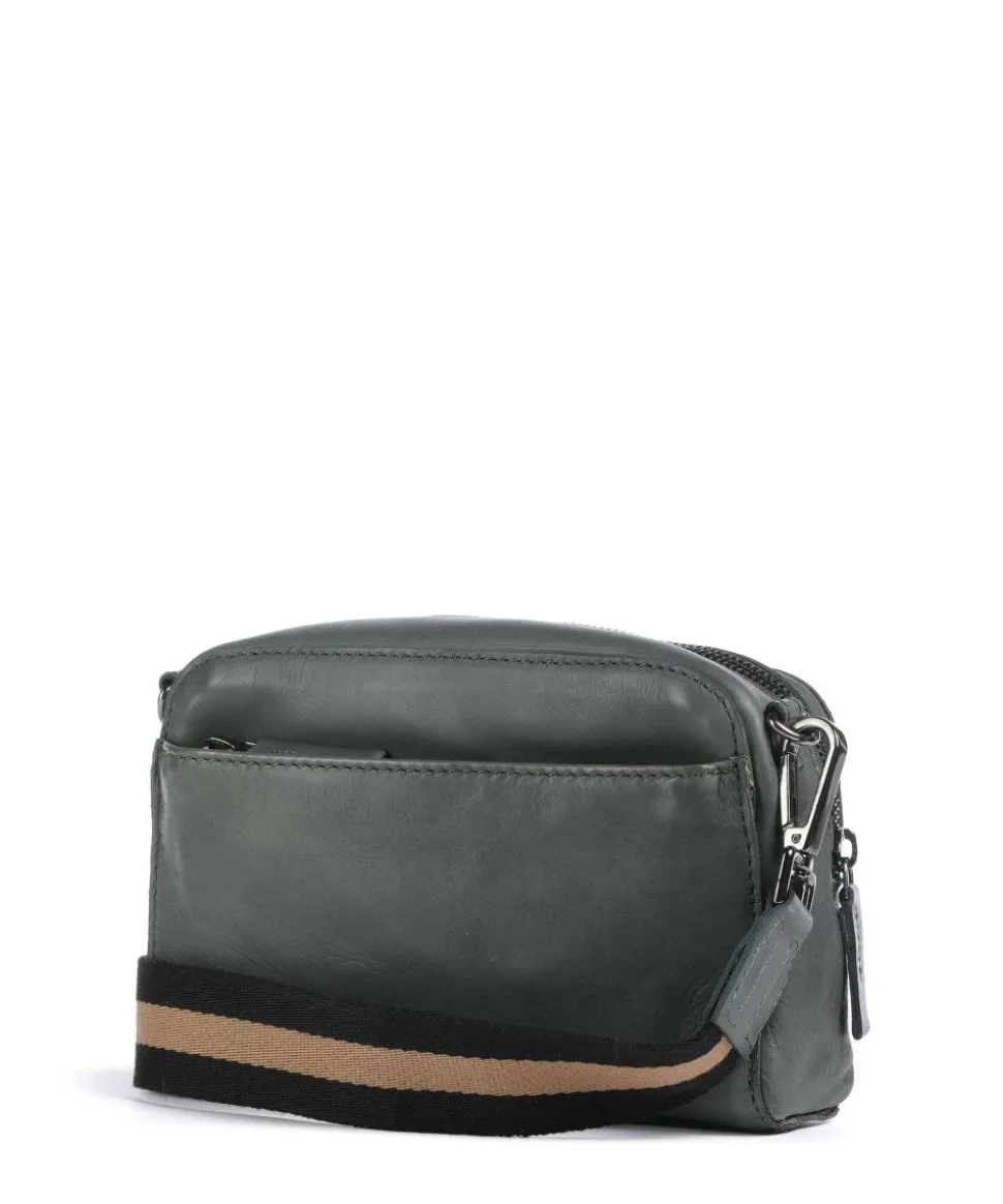 Caugio Umhängetasche weiches Rindsleder grün