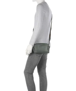 Caugio Umhängetasche weiches Rindsleder grün