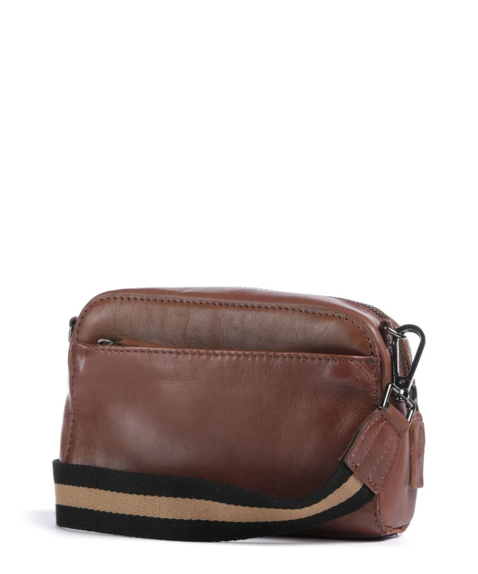 Caugio Umhängetasche weiches Rindsleder cognac