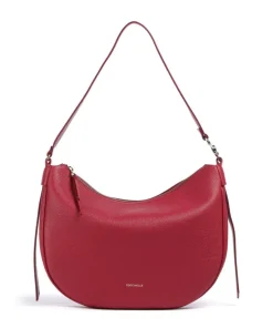 C-Easy Beuteltasche genarbtes Leder rot