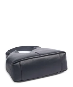 C-Easy Beuteltasche genarbtes Rindsleder navy