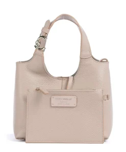 C-Easy Handtasche genarbtes Leder altrosa