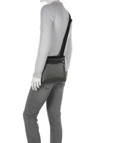 Cedric Umhängetasche Lederimitat khaki