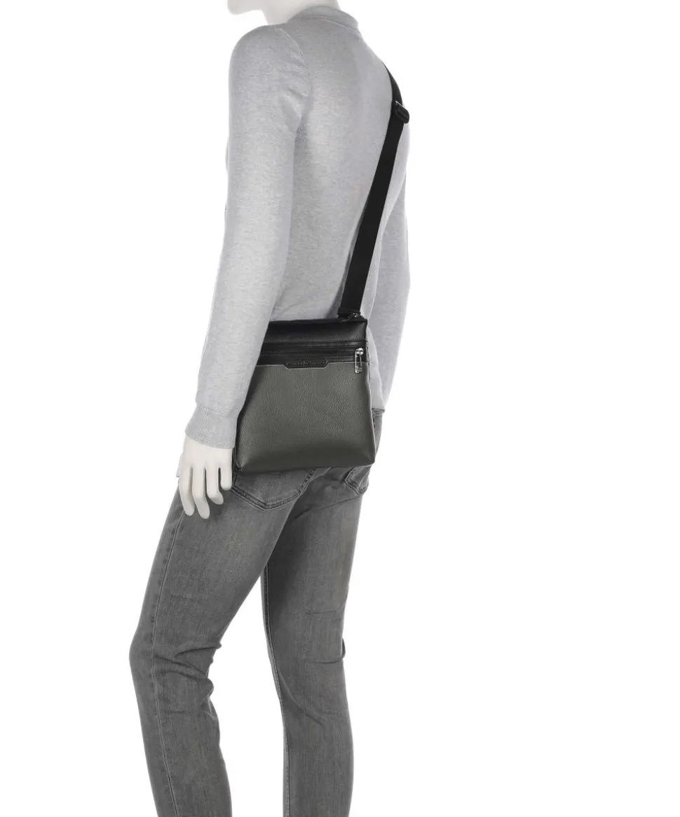 Cedric Umhängetasche Lederimitat khaki