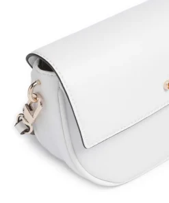 Cerelia Schultertasche Lederimitat weiß