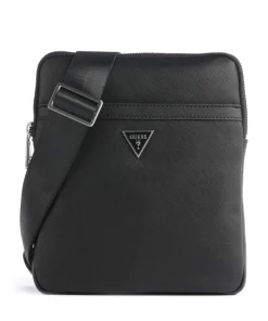 Certosa Eco Umhängetasche Lederimitat schwarz