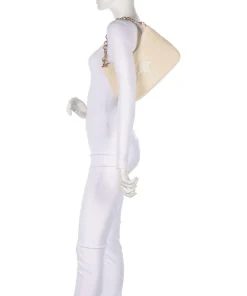 Cestino Chiaro Aimee Schultertasche Kunststoff elfenbein