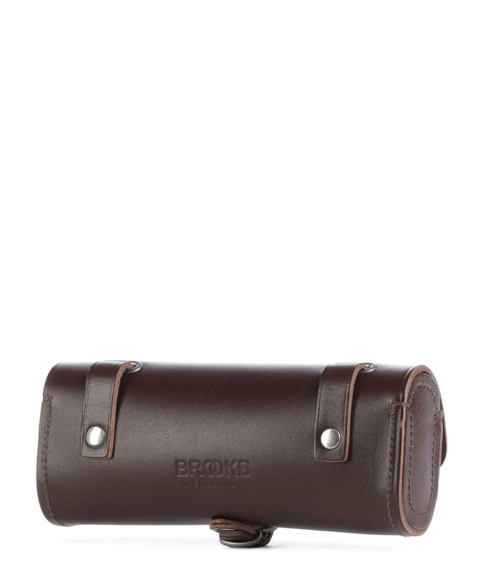 Challenge Small Satteltasche glattes Leder dunkelbraun