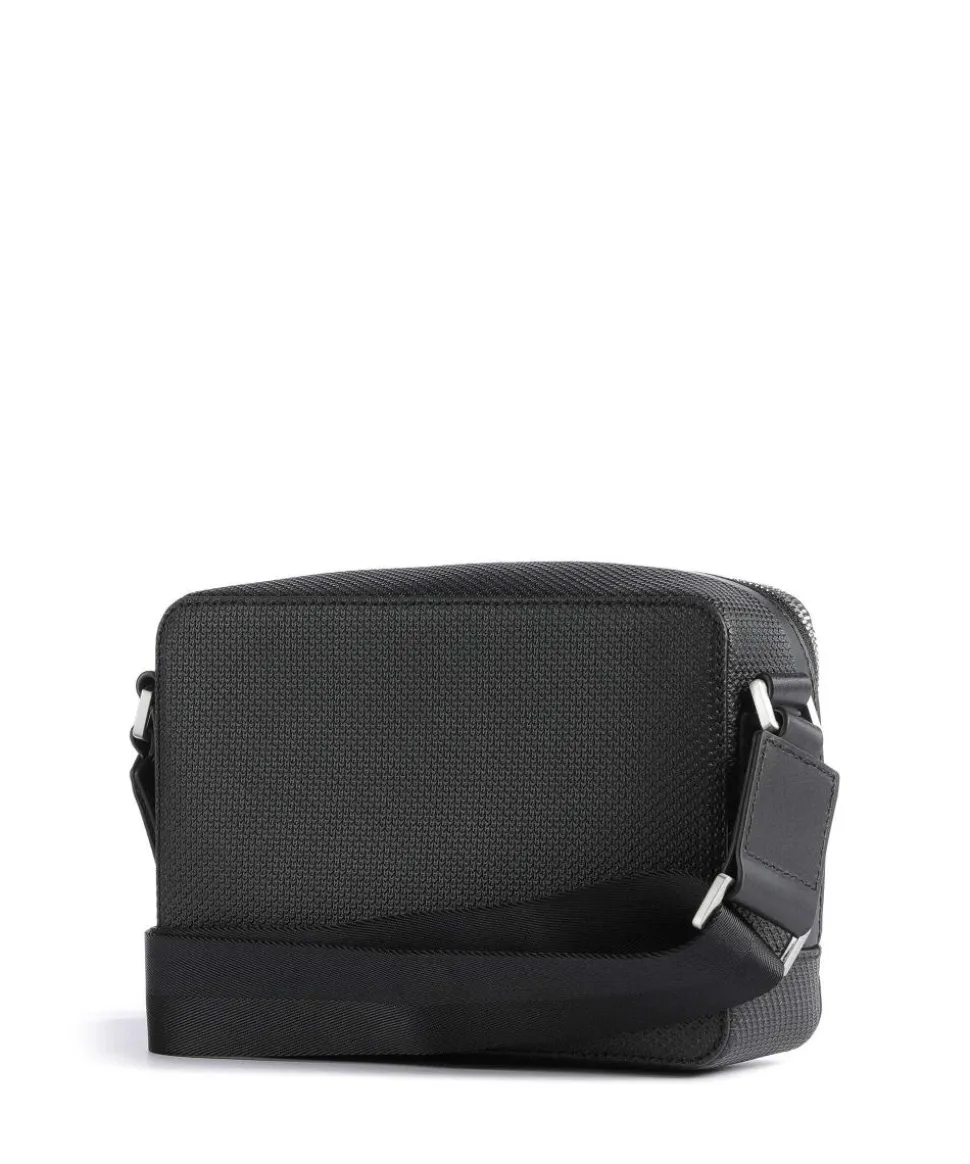 Chantaco Umhängetasche genarbtes Rindsleder schwarz