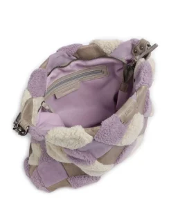 Check My Bag Beuteltasche genarbtes Leder mehrfarbig