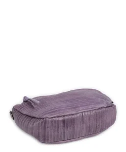 Check My Bag mini Umhängetasche genarbtes Leder lavendel