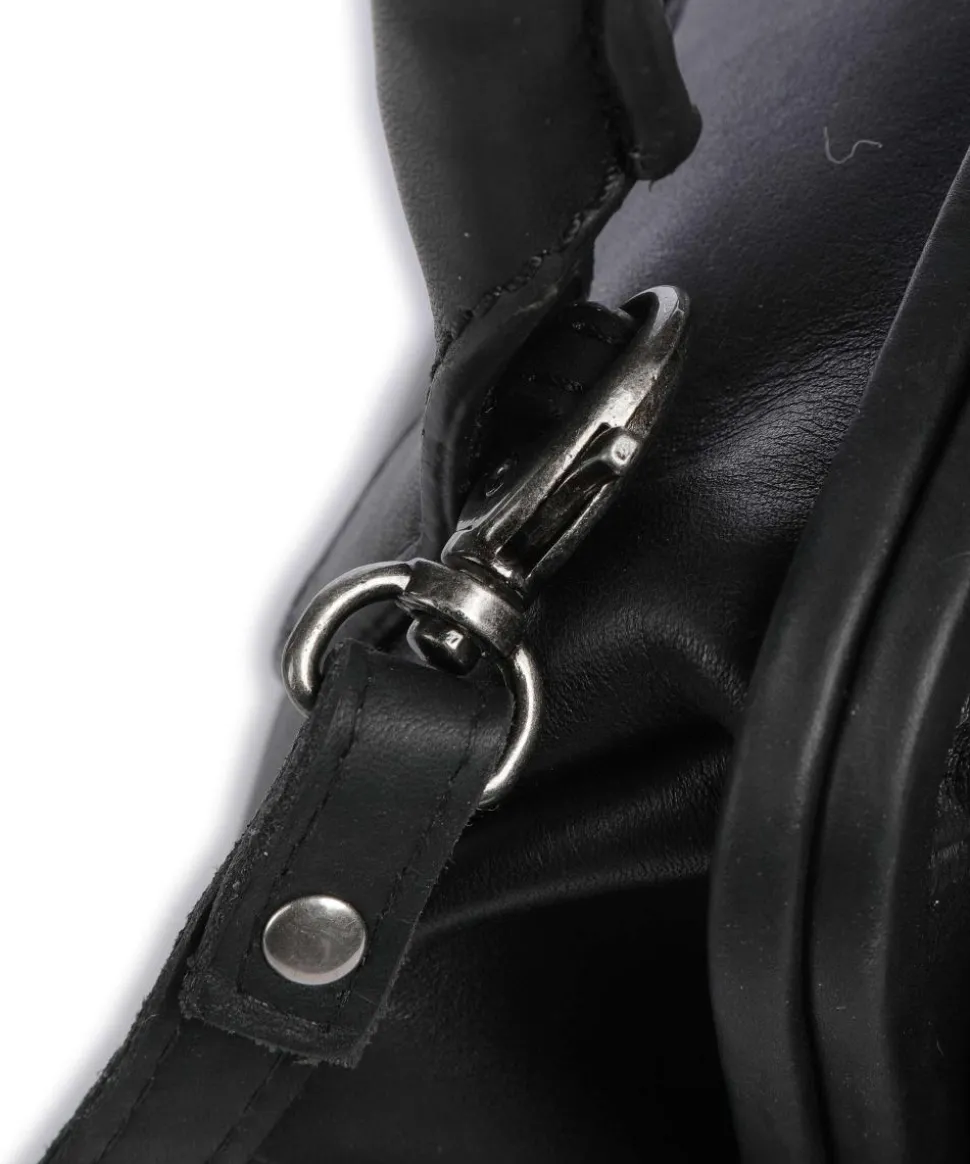 Chili Handtasche Pull-Up Rindsleder schwarz