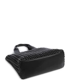 Chris 2.0 Handtasche Lederimitat schwarz