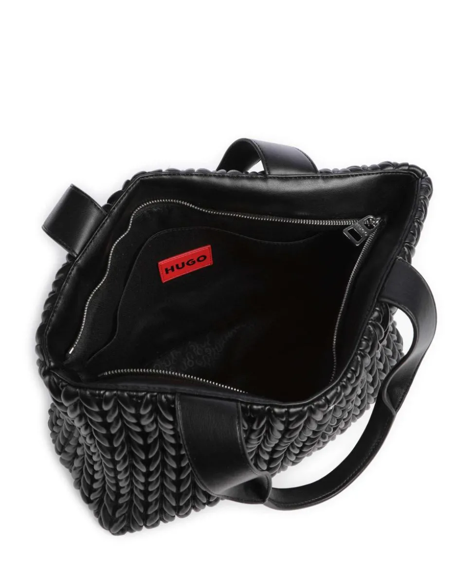 Chris 2.0 Handtasche Lederimitat schwarz