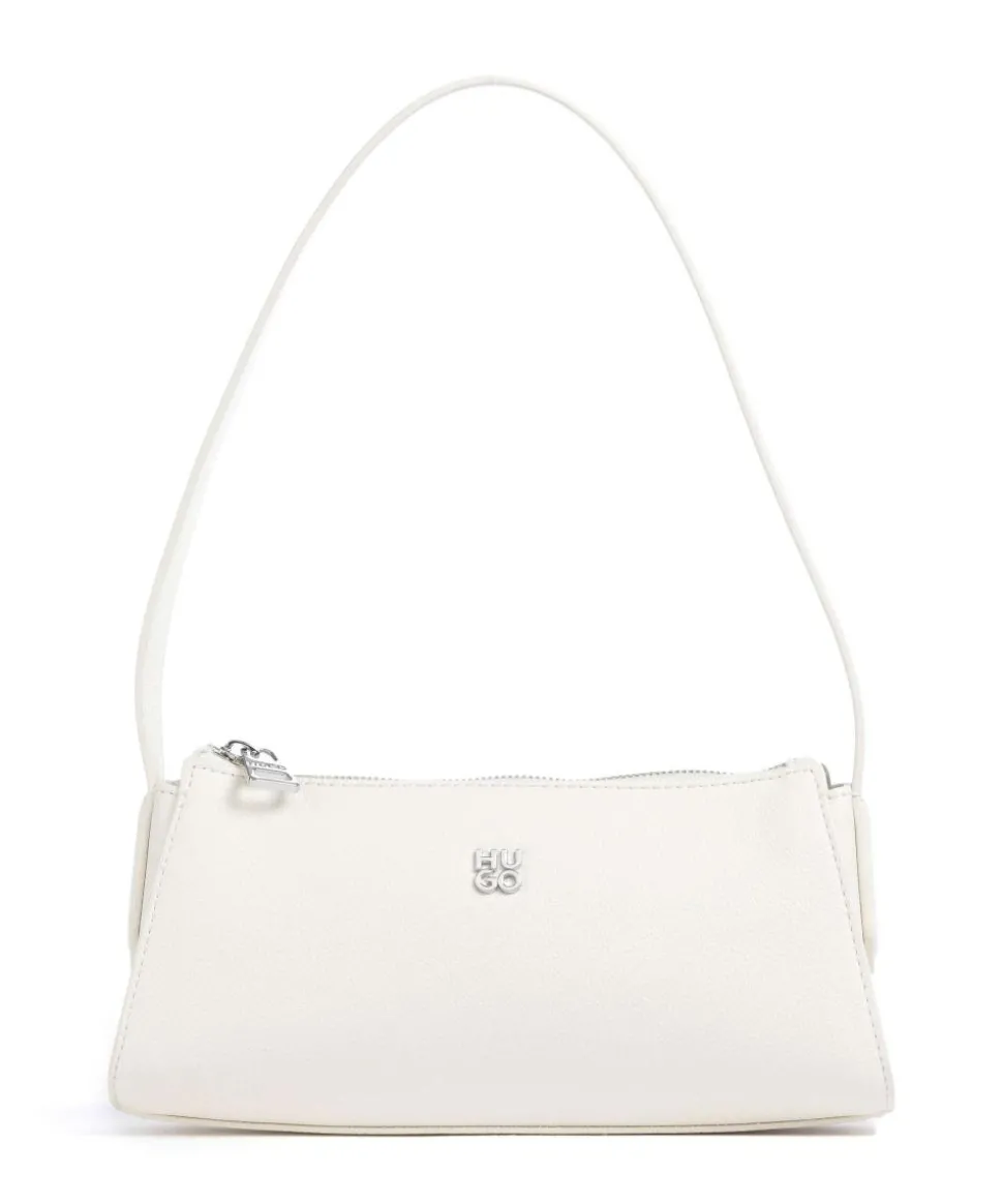 Chris 2.0 Schultertasche Lederimitat elfenbein