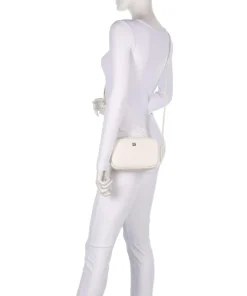 Chris 2.0 Umhängetasche Lederimitat elfenbein