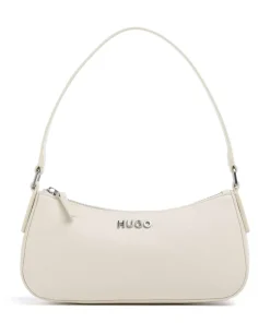 Chris Schultertasche Lederimitat creme