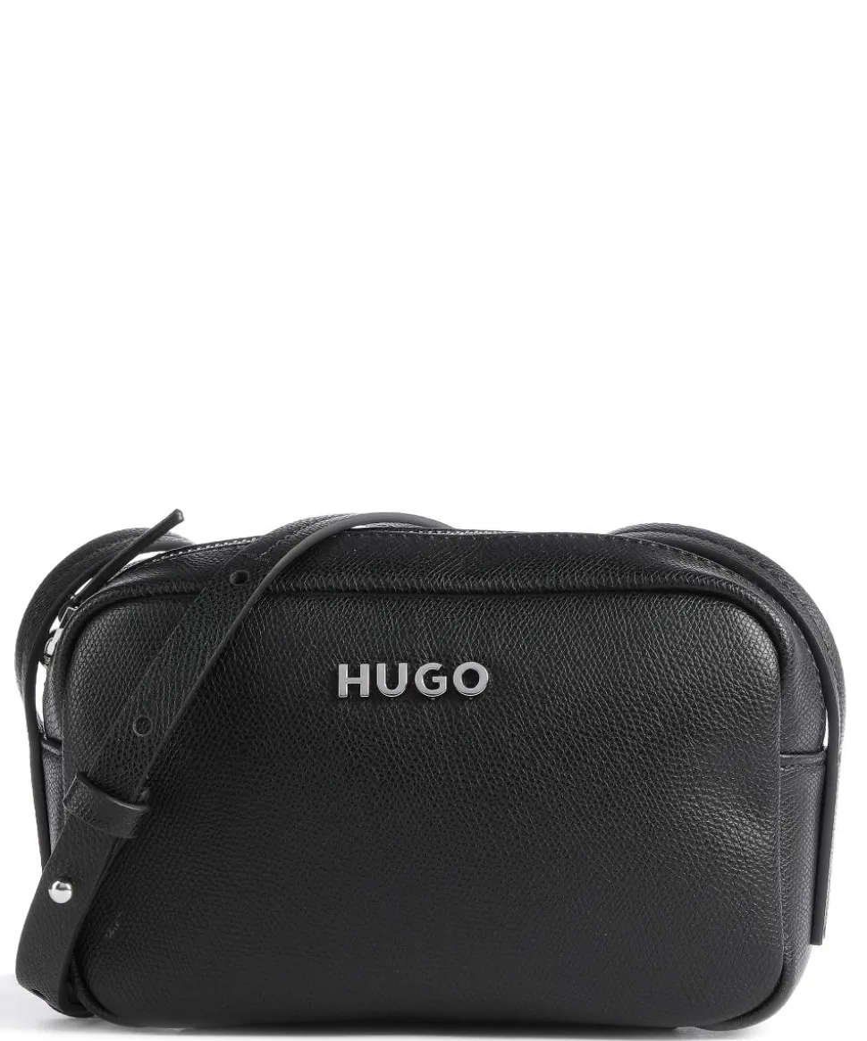 Chris Umhängetasche Lederimitat schwarz