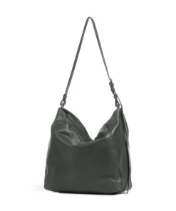 Chudy Sheep Natural L Beuteltasche Schafsleder dunkelgrün