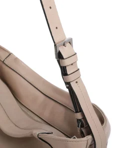 Chudy Sheep Natural L Beuteltasche Schafsleder beige