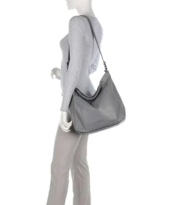 Chudy Sheep Natural L Beuteltasche Schafsleder grau