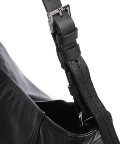 Chudy Sheep Natural M Beuteltasche Schafsleder schwarz