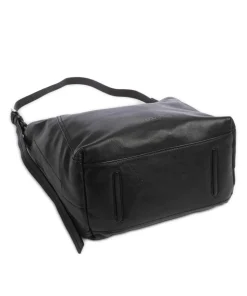 Chudy Sheep Natural M Beuteltasche Schafsleder schwarz