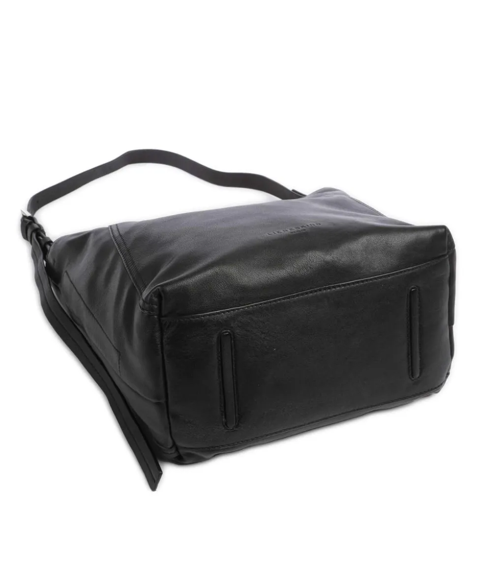 Chudy Sheep Natural M Beuteltasche Schafsleder schwarz