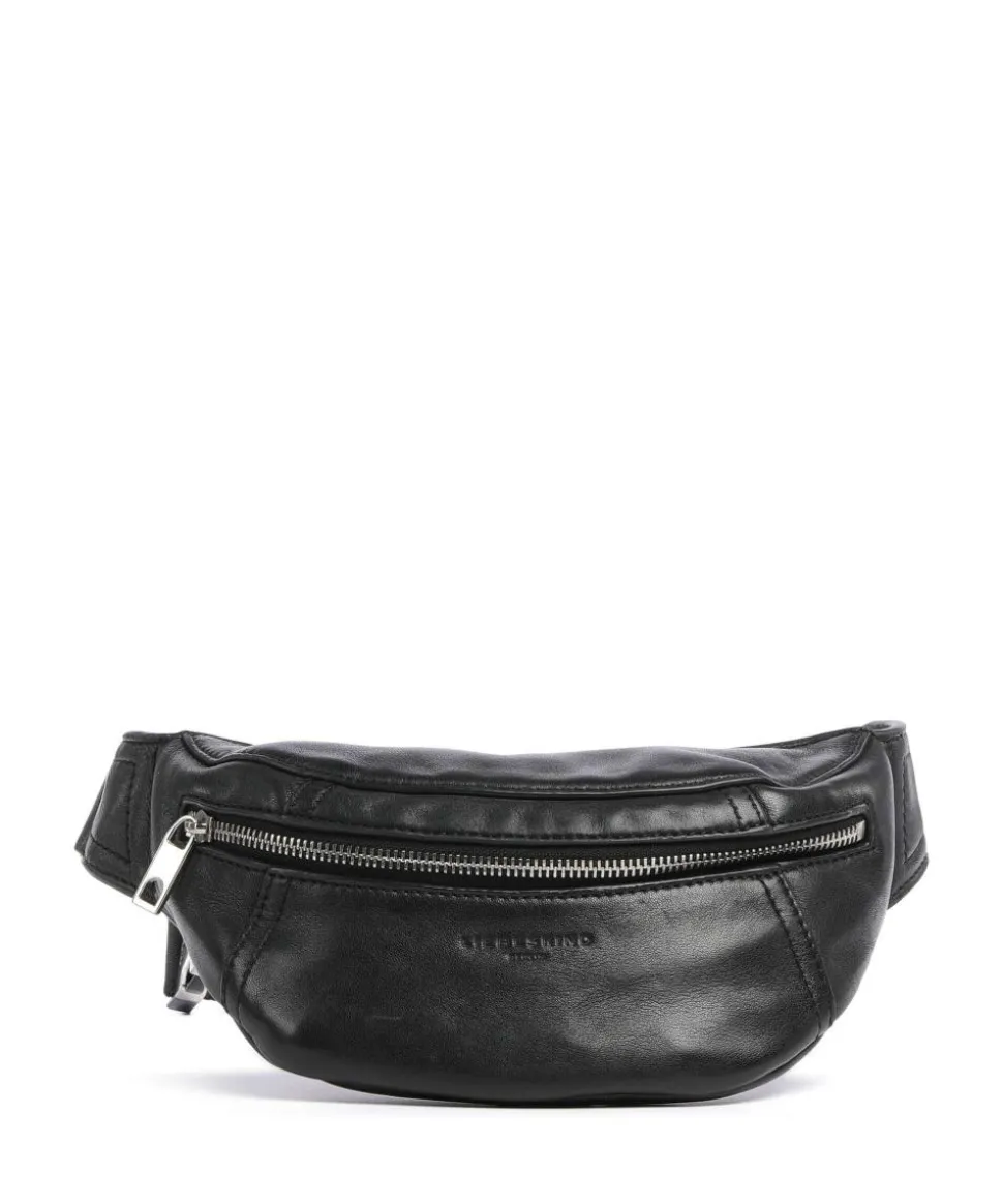 Chudy Sheep Natural S Gürteltasche Schafsleder schwarz