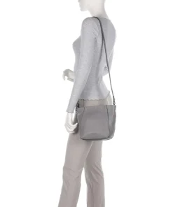 Chudy Sheep Natural S Umhängetasche Schafsleder grau