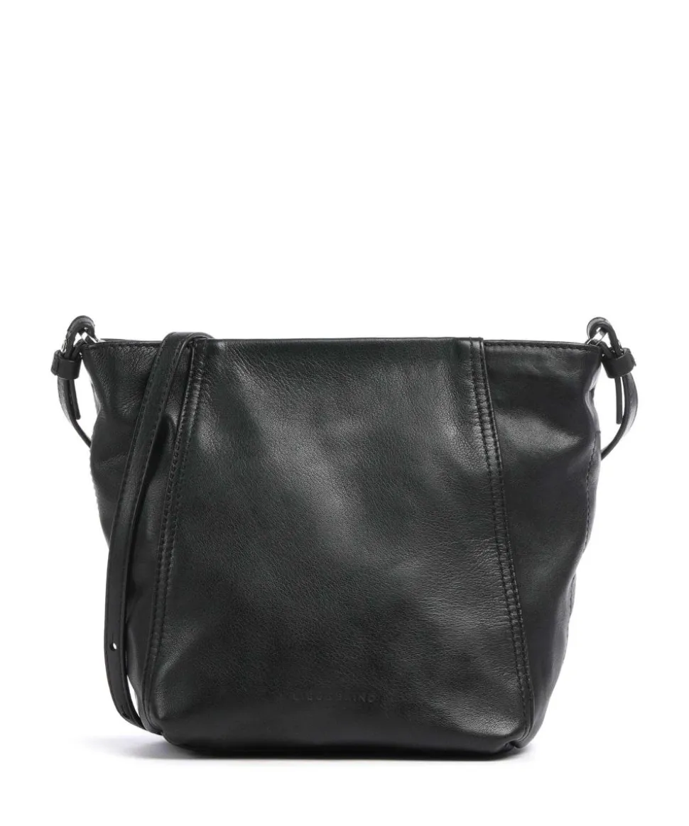 Chudy Sheep Natural S Umhängetasche Schafsleder schwarz